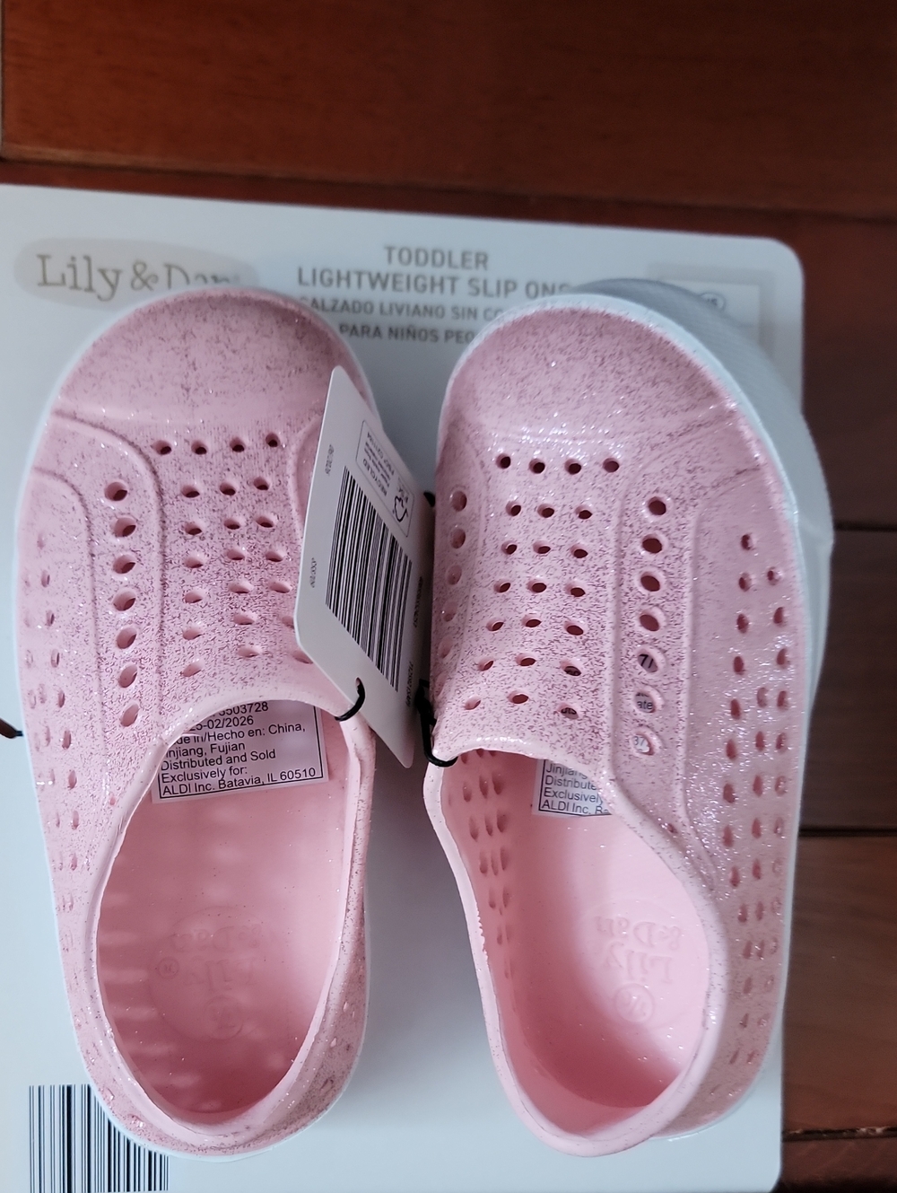 Lily And Dan Toddler Lightweight Slip-On Shoes - Pink
